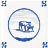 Horse Eating Delft Tiles